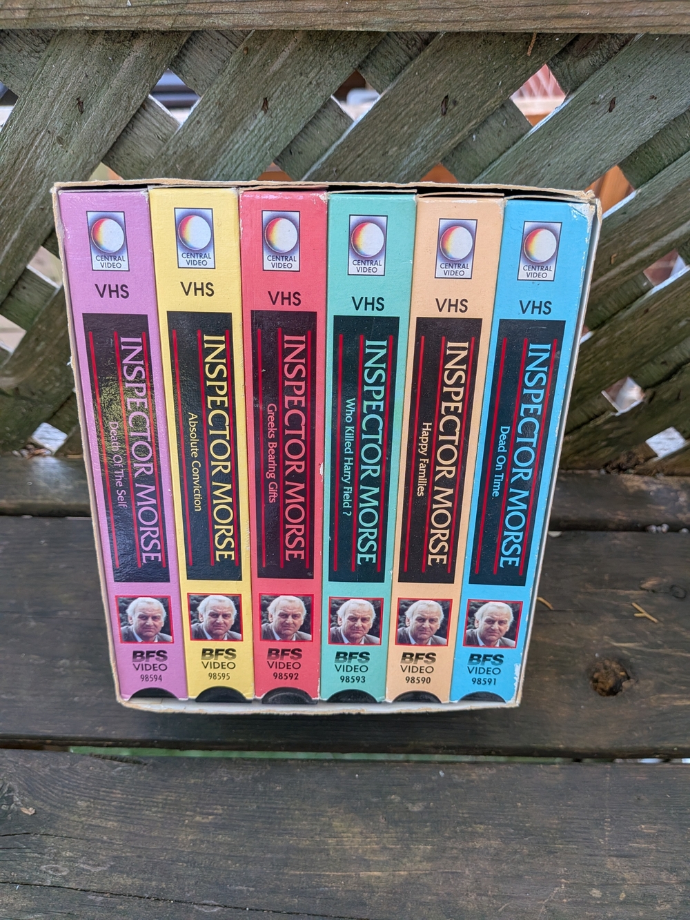 Inspector Morse VHS 6 Tape Box Set